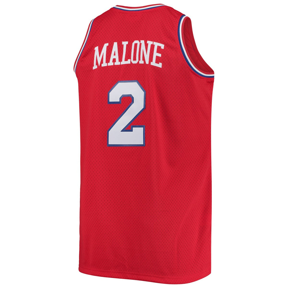 Moses Malone Philadelphia 76ers 1982/83 Big & Tall Hardwood Classics Swingman Jersey Red - NBA