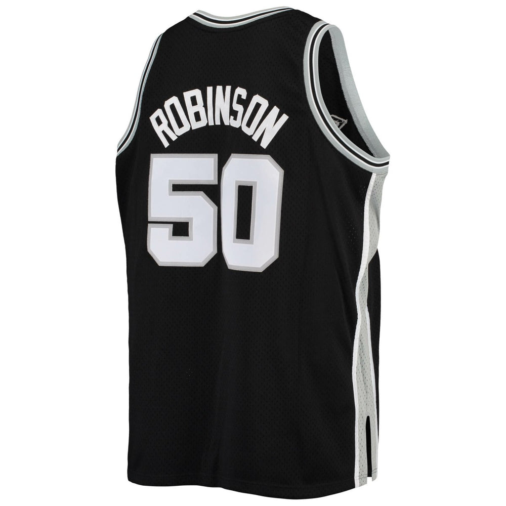 David Robinson San Antonio Spurs 1998/99 Big & Tall Hardwood Classics Swingman Jersey Black - NBA