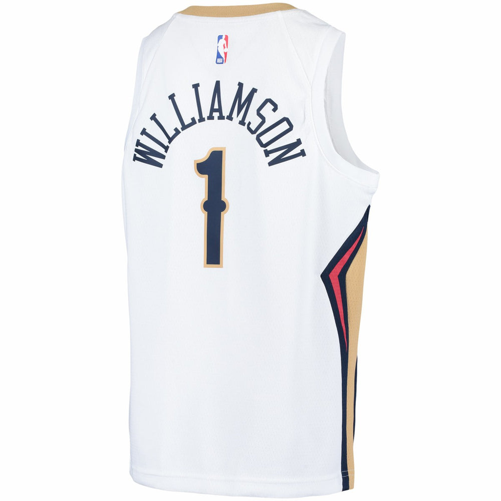 Zion Williamson New Orleans Pelicans Youth Swingman Player Jersey Association Edition White - NBA