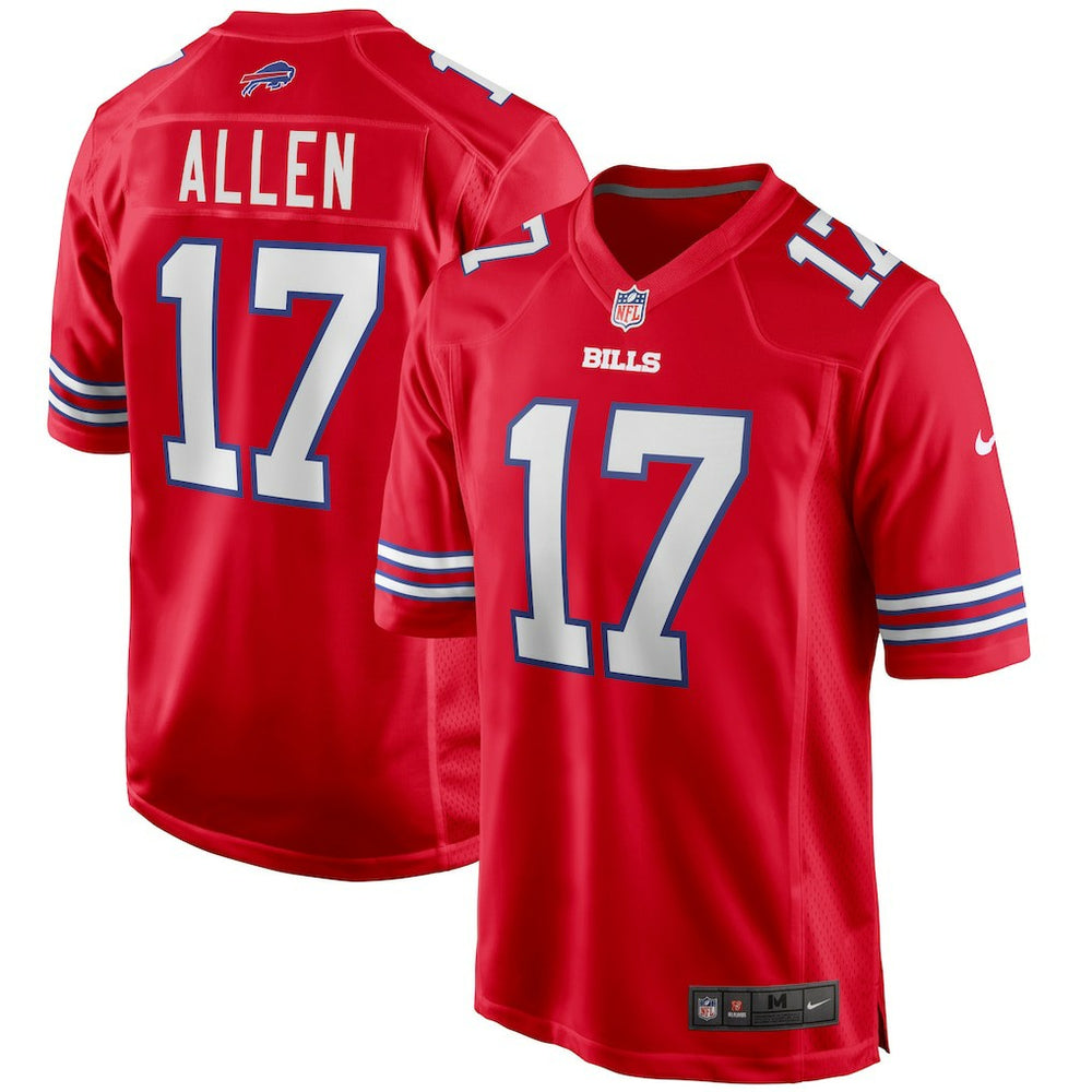 Josh Allen Buffalo Bills Alternate Game Player Jersey Red | Nike for Sale