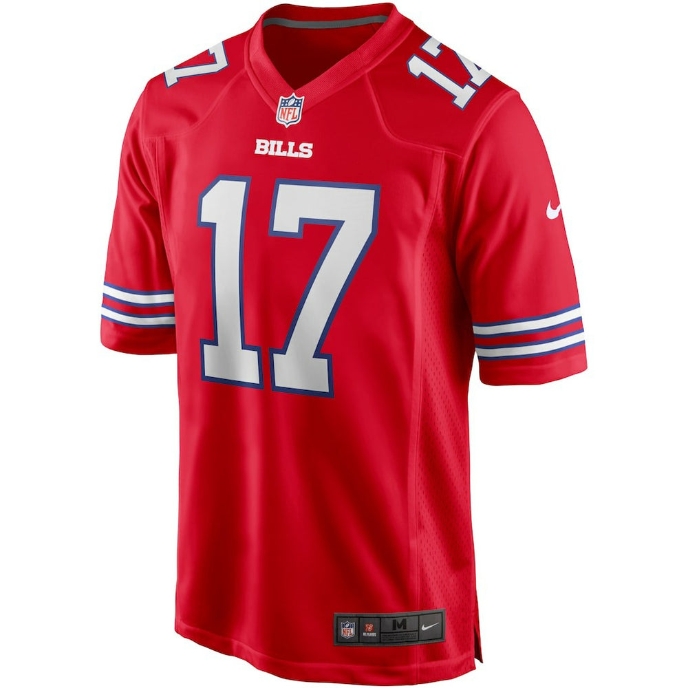 Josh Allen Buffalo Bills Alternate Game Player Jersey Red | Nike for Sale