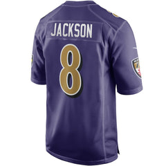 Lamar Jackson Baltimore Ravens Alternate Game Jersey Purple | Nike for Sale