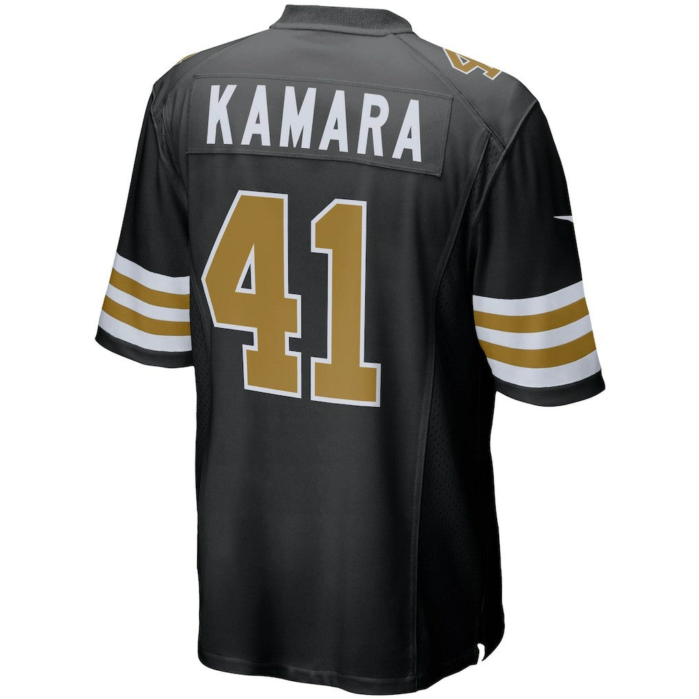 Alvin Kamara New Orleans Saints Alternate Game Jersey Black | Nike for Sale