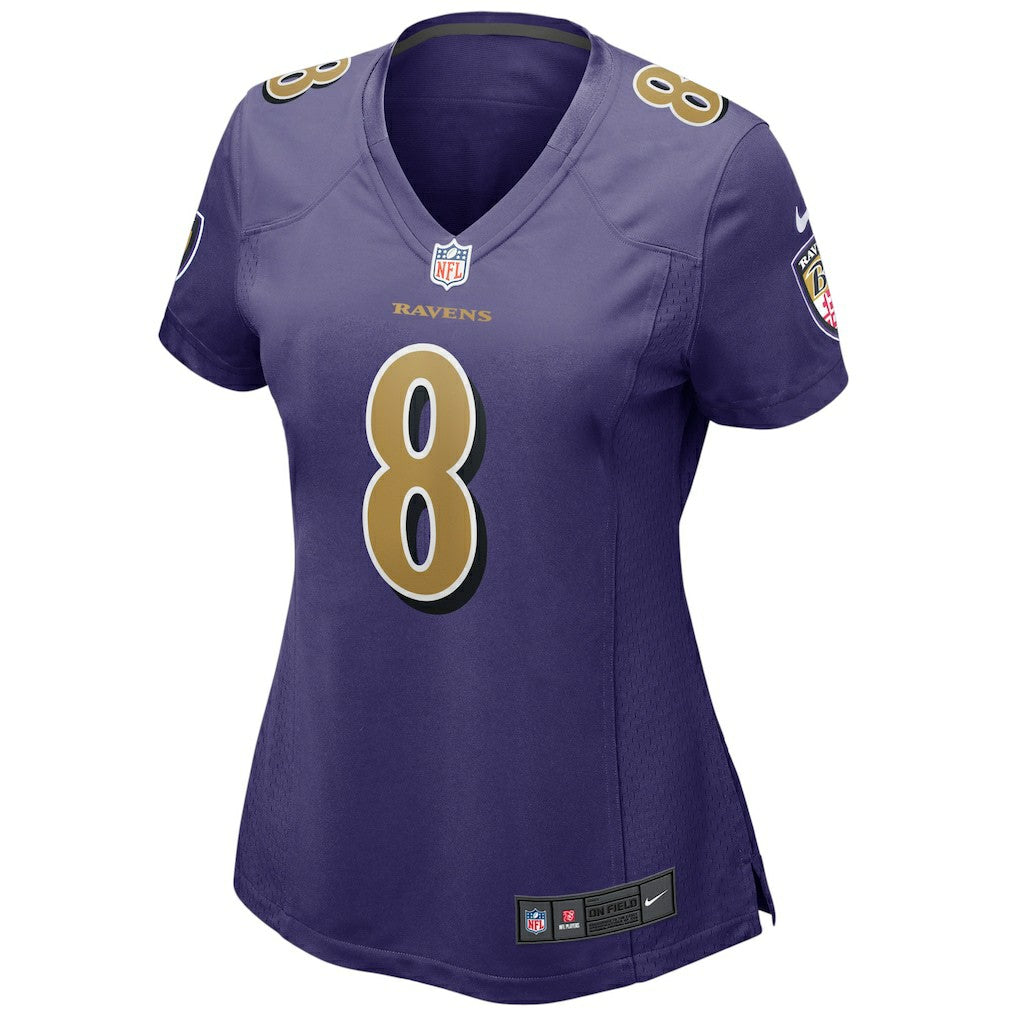 Lamar Jackson Baltimore Ravens Women's Alternate Game Player Jersey Purple | Nike for Sale