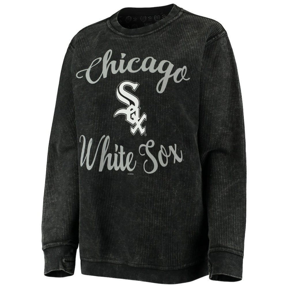 Chicago White Sox G-III 4Her by Carl Banks Women's Script Comfy Cord Pullover Sweatshirt - MLB