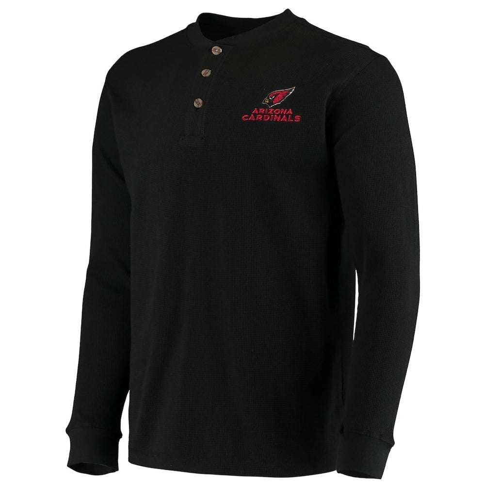 Arizona Cardinals Dunbrooke Logo Maverick Thermal Henley Long Sleeve T-Shirt Black | NFL