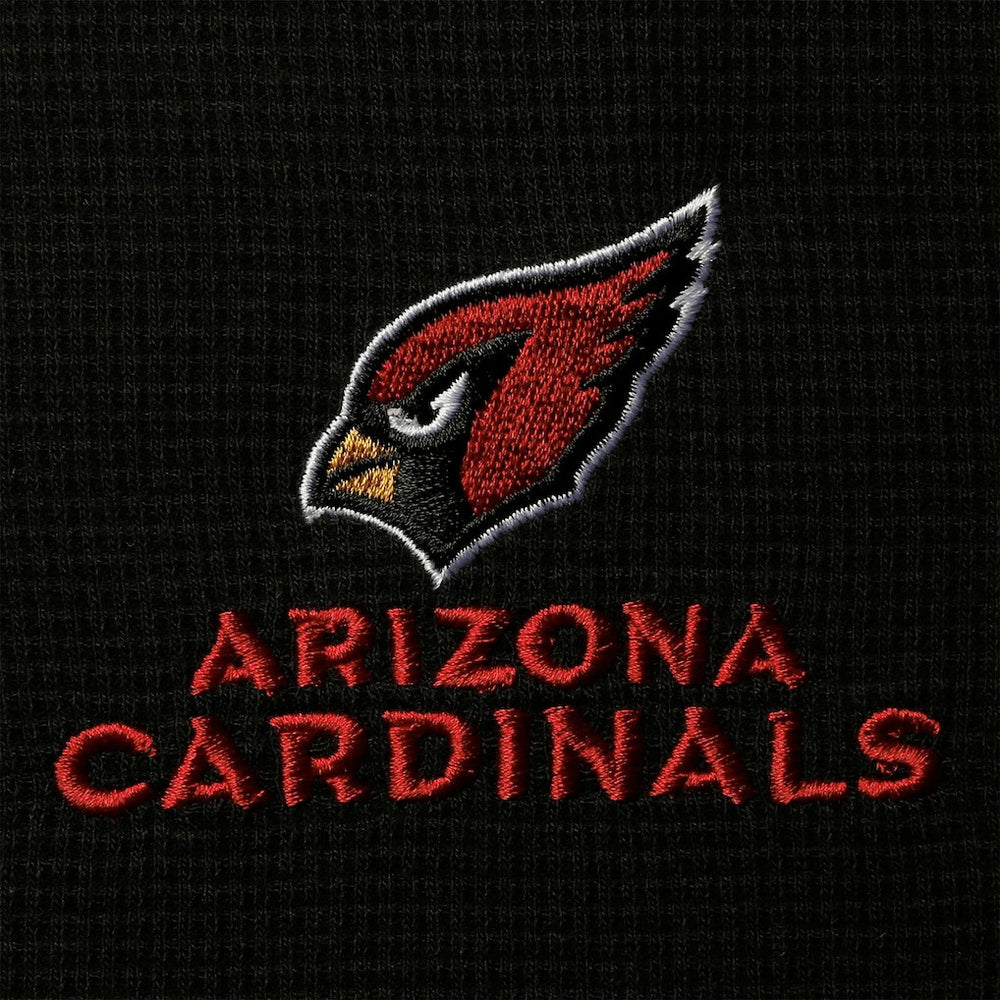 Arizona Cardinals Dunbrooke Logo Maverick Thermal Henley Long Sleeve T-Shirt Black | NFL