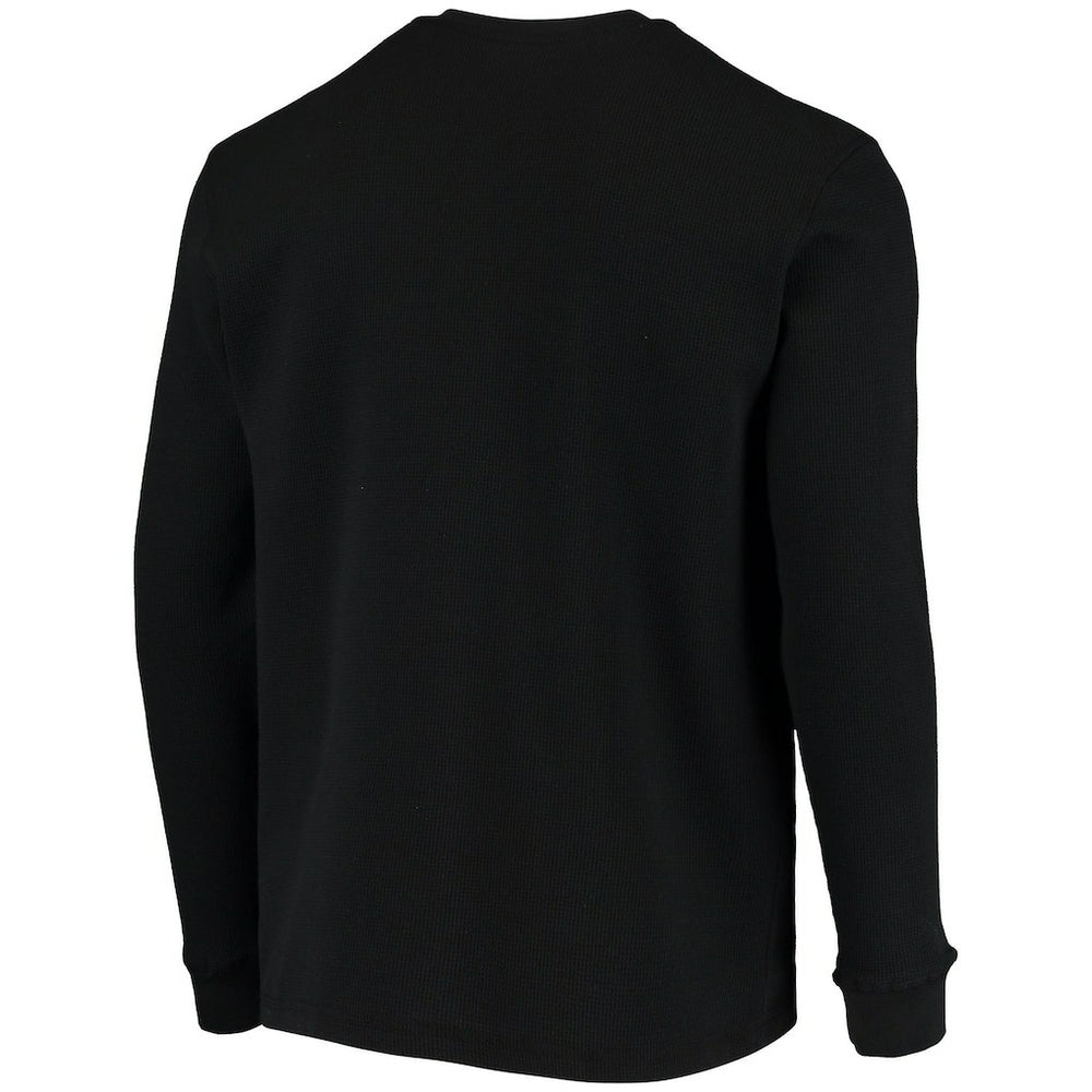 Cincinnati Bengals Dunbrooke Logo Maverick Thermal Henley Long Sleeve T-Shirt Black | NFL
