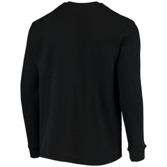 Cincinnati Bengals Dunbrooke Logo Maverick Thermal Henley Long Sleeve T-Shirt Black | NFL