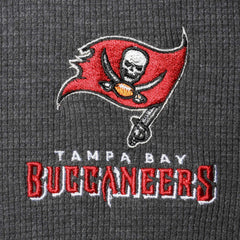 Tampa Bay Buccaneers Dunbrooke Logo Maverick Thermal Henley Long Sleeve T-Shirt Charcoal | NFL