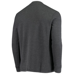 Tampa Bay Buccaneers Dunbrooke Logo Maverick Thermal Henley Long Sleeve T-Shirt Charcoal | NFL