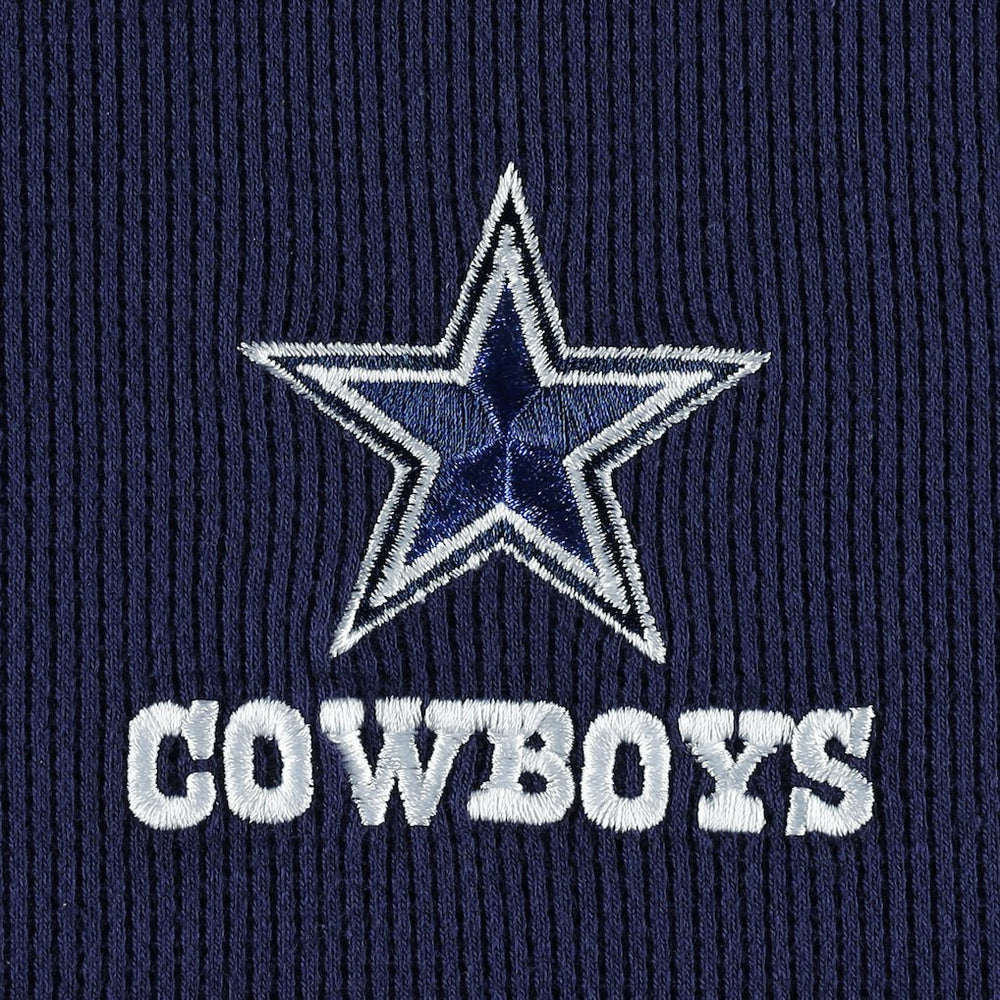 Dallas Cowboys Maverick Thermal Henley Long Sleeve T-Shirt Navy | NFL