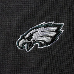 Philadelphia Eagles Dunbrooke Logo Maverick Thermal Henley Long Sleeve T-Shirt Charcoal | NFL
