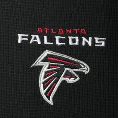Atlanta Falcons Dunbrooke Logo Maverick Thermal Henley Long Sleeve T-Shirt Black | NFL