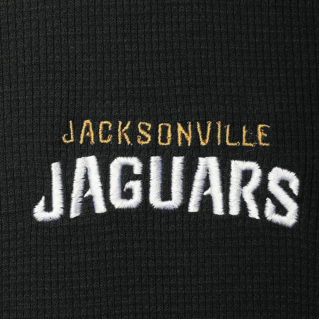Jacksonville Jaguars Dunbrooke Logo Maverick Thermal Henley Long Sleeve T-Shirt Black | NFL
