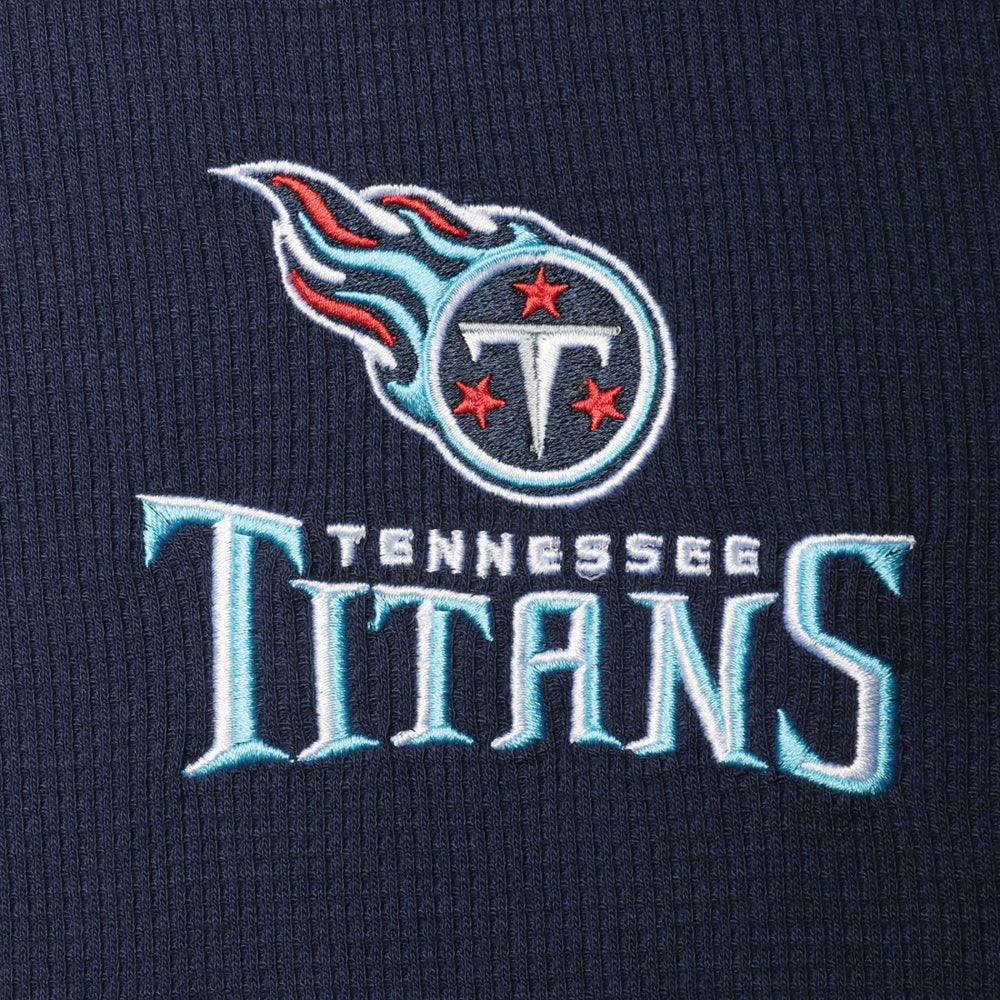 Tennessee Titans Dunbrooke Logo Maverick Thermal Henley Long Sleeve T-Shirt Navy | NFL