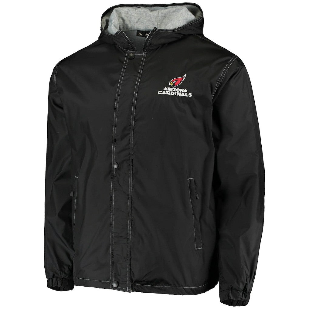 Arizona Cardinals Dunbrooke Logo Legacy Stadium Full-Zip Jacket- Black | NFL
