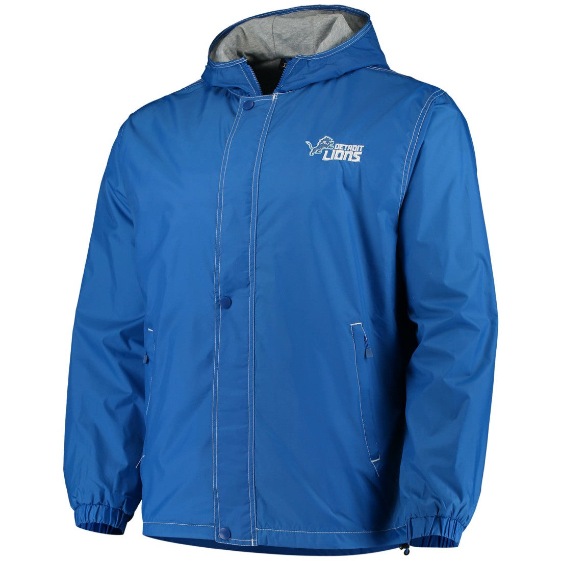 Detroit Lions Dunbrooke Logo Legacy Stadium Full-Zip Jacket- Blue | NFL
