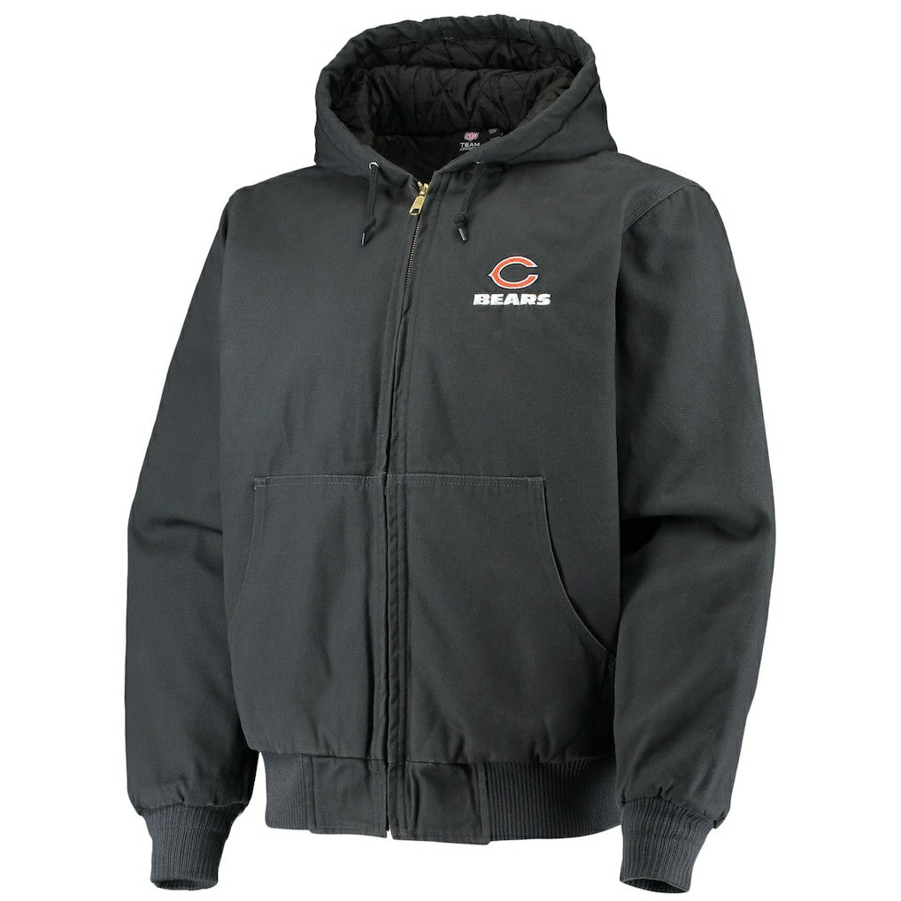 Chicago Bears Dunbrooke Dakota Cotton Canvas Hooded Jacket Navy | NFL