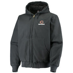 Chicago Bears Dunbrooke Dakota Cotton Canvas Hooded Jacket Navy | NFL