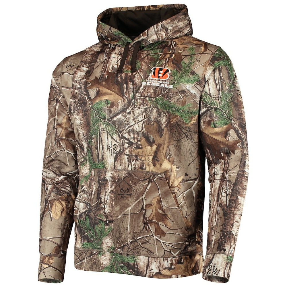 Cincinnati Bengals Dunbrooke Circle Champion Tech Fleece Pullover Hoodie Realtree Camo | NFL