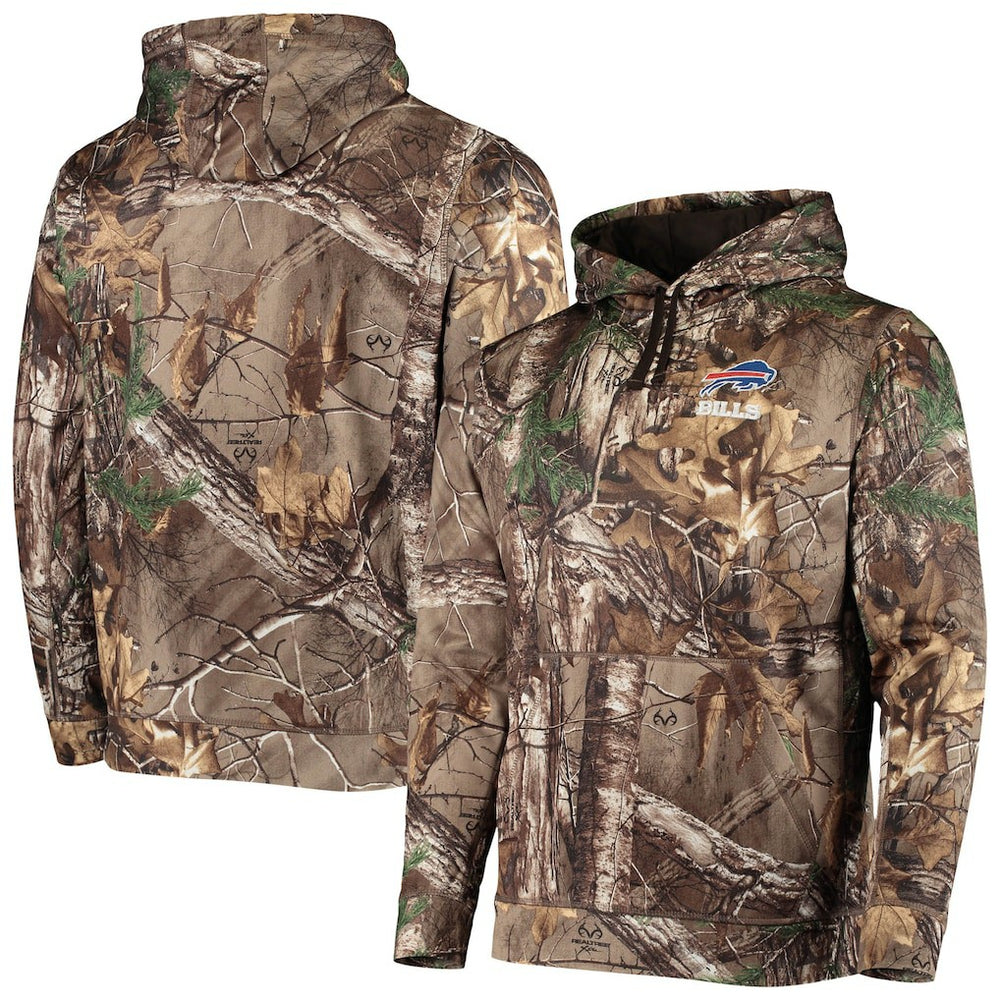 Buffalo Bills Dunbrooke Circle Champion Tech Fleece Pullover Hoodie Realtree Camo | NFL