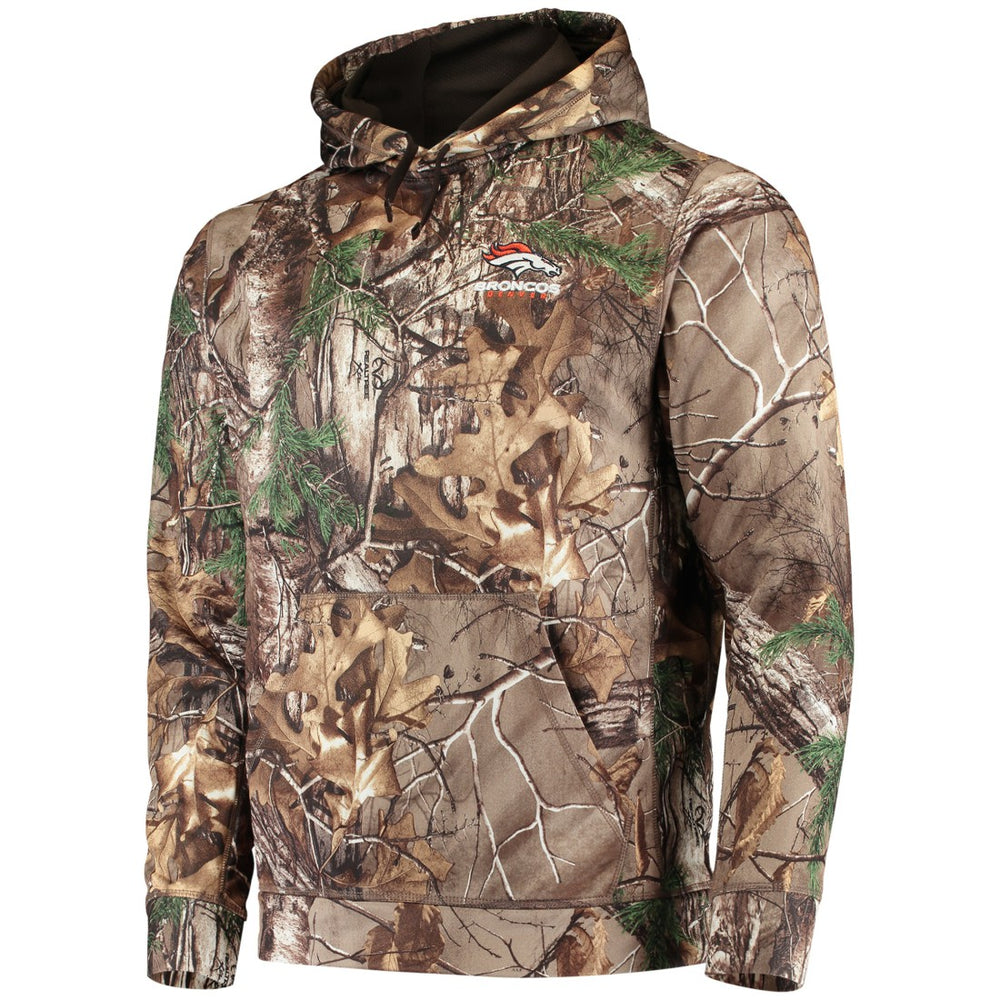 Denver Broncos Dunbrooke Circle Champion Tech Fleece Pullover Hoodie Realtree Camo | NFL