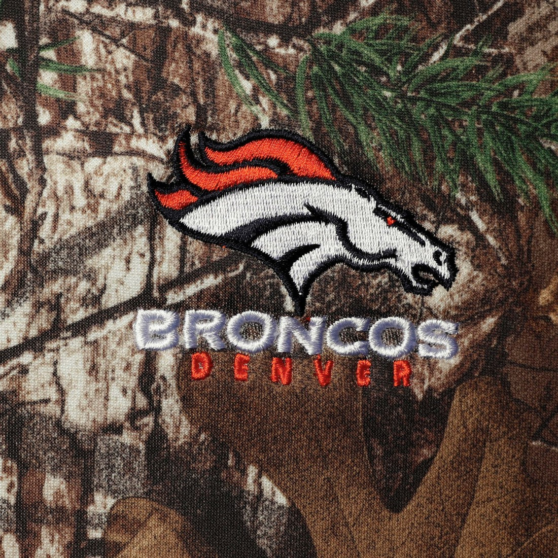Denver Broncos Dunbrooke Circle Champion Tech Fleece Pullover Hoodie Realtree Camo | NFL