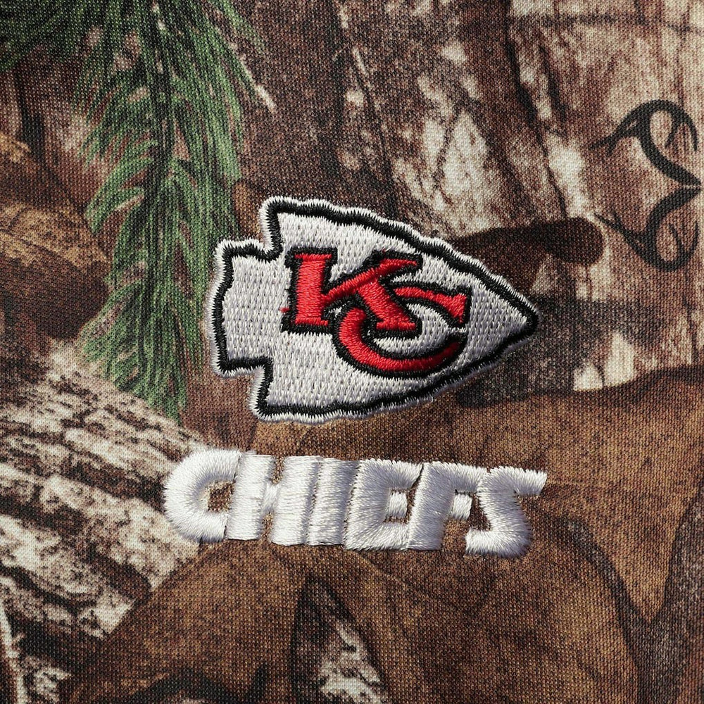 Kansas City Chiefs Dunbrooke Circle Champion Tech Fleece Pullover Hoodie Realtree Camo | NFL