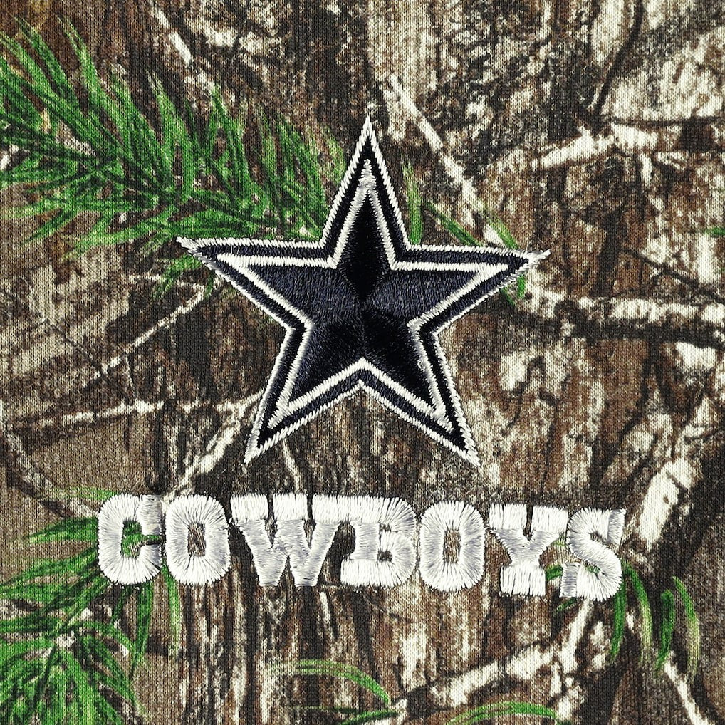Dallas Cowboys Champion Tech Fleece Pullover Hoodie Realtree Camo | NFL