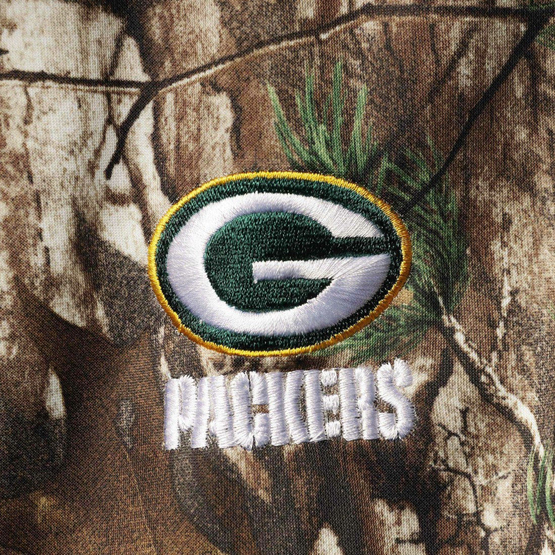 Green Bay Packers Dunbrooke Circle Champion Tech Fleece Pullover Hoodie Realtree Camo | NFL