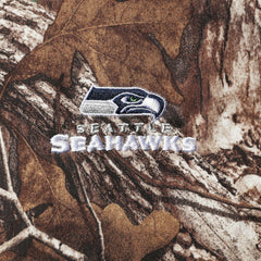 Seattle Seahawks Dunbrooke Circle Champion Tech Fleece Pullover Hoodie Realtree Camo | NFL