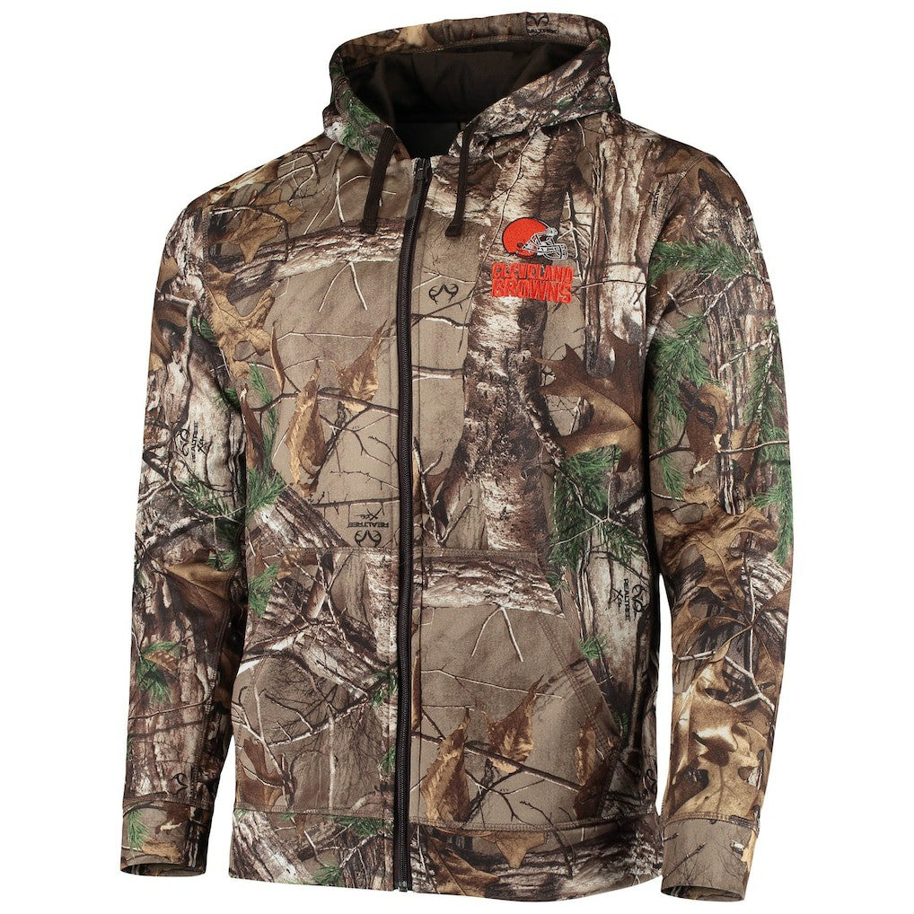 Cleveland Browns Dunbrooke Trophy Tech Fleece Full-Zip Hoodie Realtree Camo | NFL