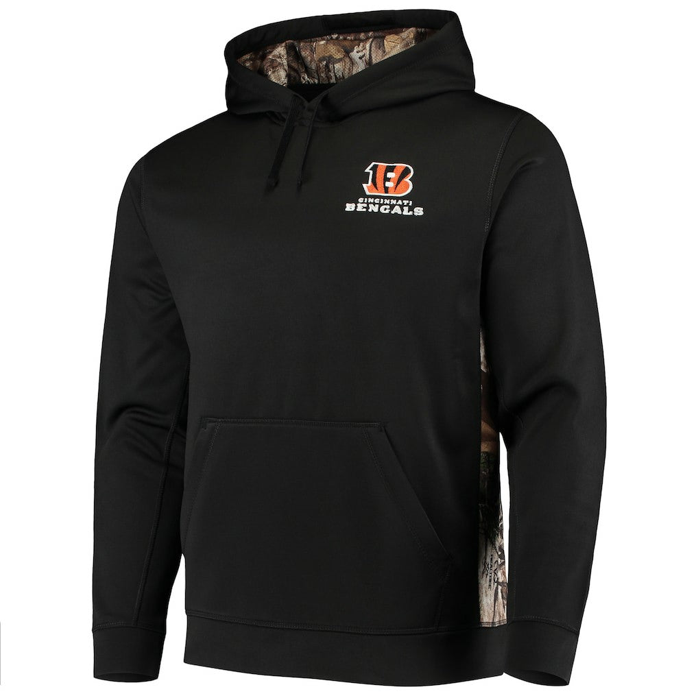 Cincinnati Bengals Dunbrooke Logo Ranger Pullover Hoodie Black/Realtree Camo | NFL