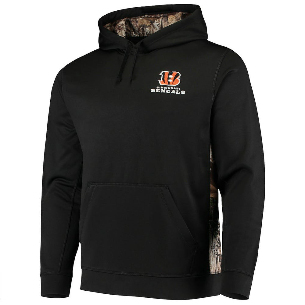 Cincinnati Bengals Dunbrooke Logo Ranger Pullover Hoodie Black/Realtree Camo | NFL