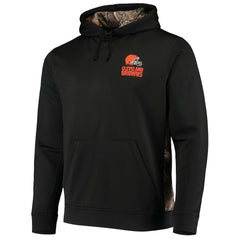 Cleveland Browns Dunbrooke Logo Ranger Pullover Hoodie Black/Realtree Camo | NFL