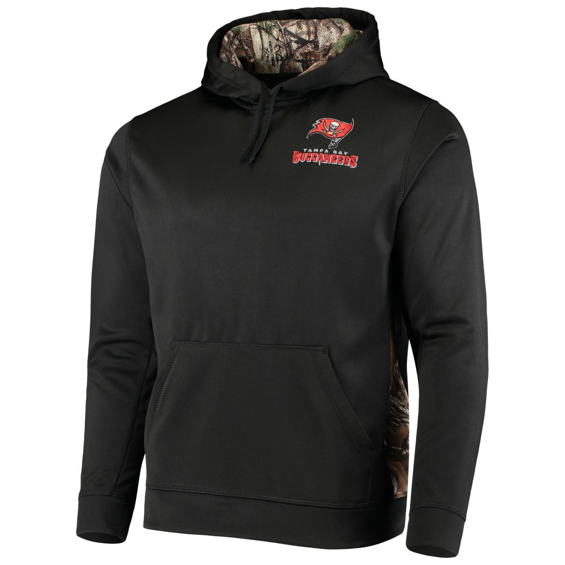 Tampa Bay Buccaneers Dunbrooke Logo Ranger Pullover Hoodie Black/Realtree Camo | NFL