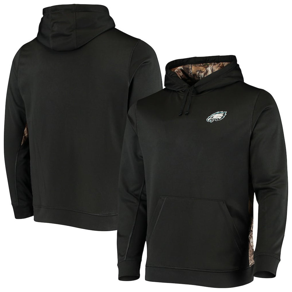 Philadelphia Eagles Dunbrooke Logo Ranger Pullover Hoodie Black/Realtree Camo | NFL
