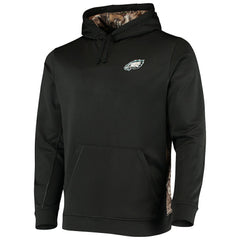 Philadelphia Eagles Dunbrooke Logo Ranger Pullover Hoodie Black/Realtree Camo | NFL