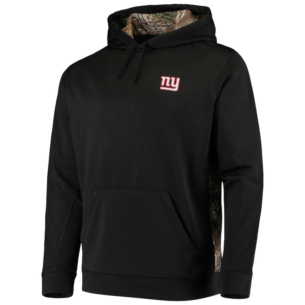 New York Giants Dunbrooke Logo Ranger Pullover Hoodie Black/Realtree Camo | NFL