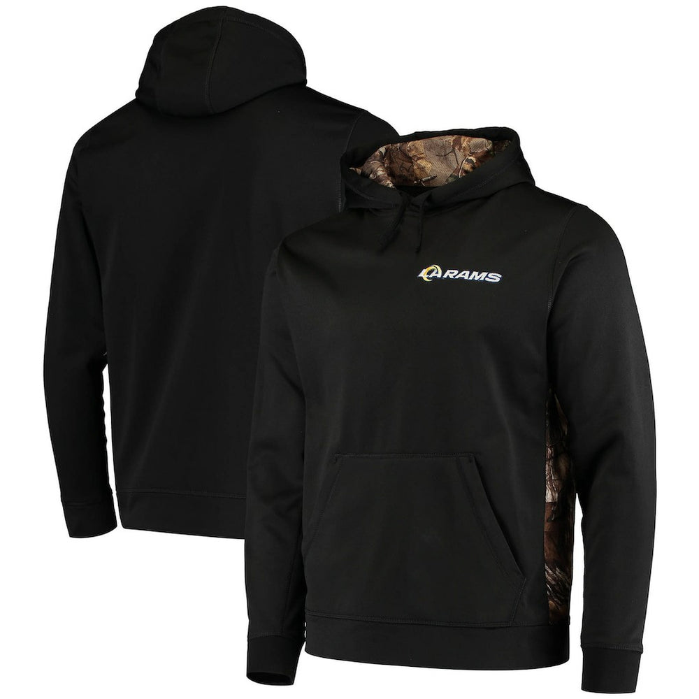 Los Angeles Rams Dunbrooke Logo Ranger Pullover Hoodie Black/Realtree Camo | NFL