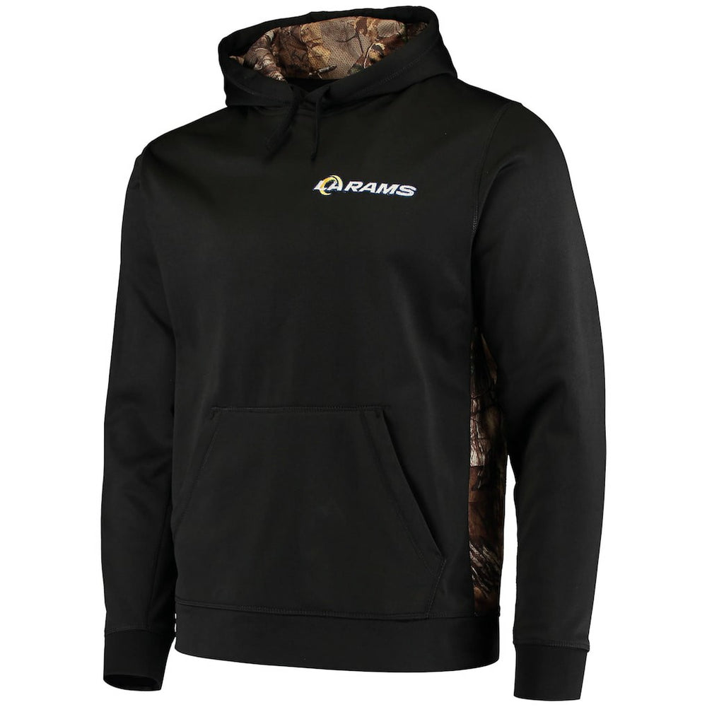 Los Angeles Rams Dunbrooke Logo Ranger Pullover Hoodie Black/Realtree Camo | NFL