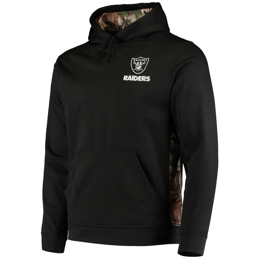 Las Vegas Raiders Dunbrooke Logo Ranger Pullover Hoodie Black/Realtree Camo | NFL