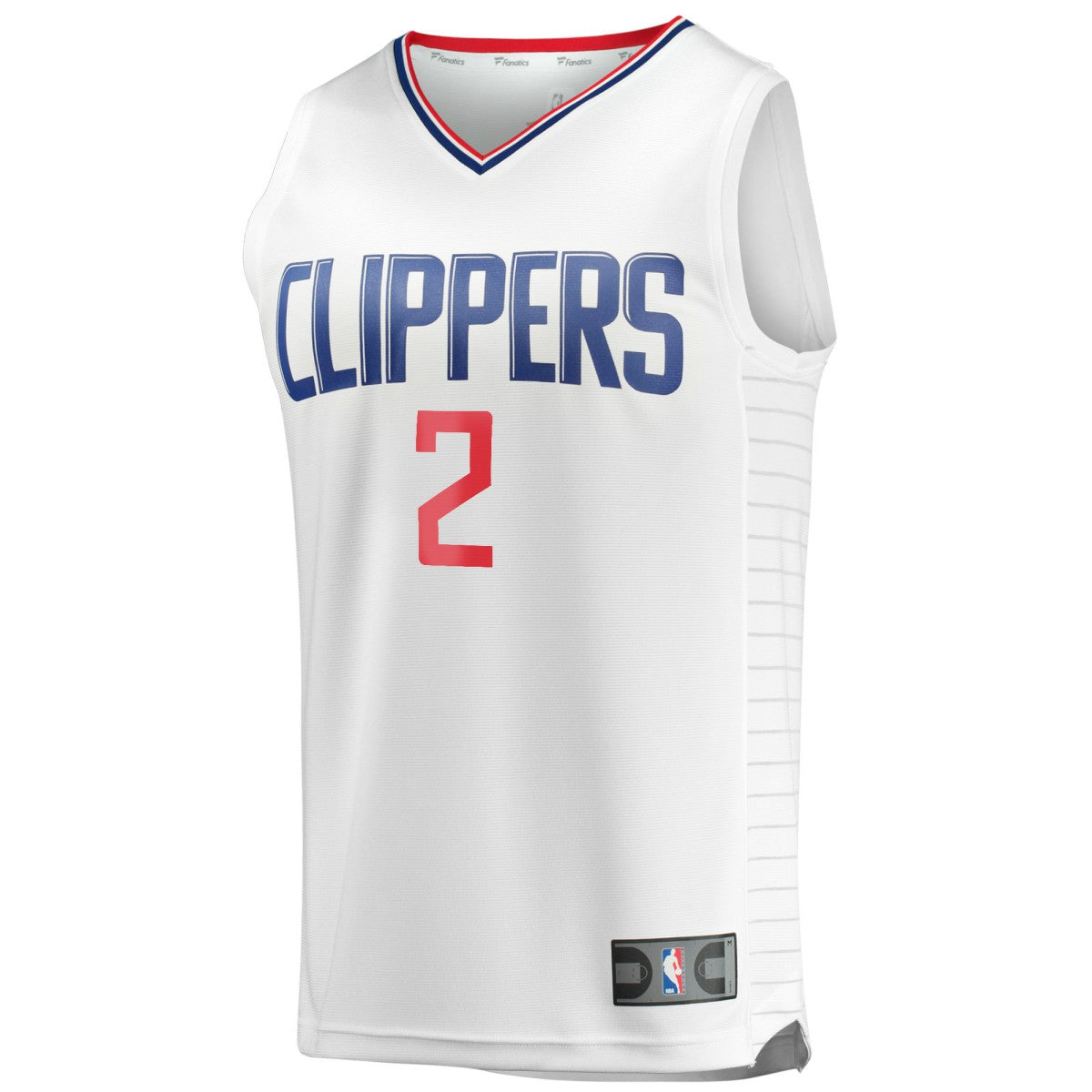 Kawhi Leonard LA Clippers Youth 2020/21 Fast Break Player Jersey White Association Edition - NBA