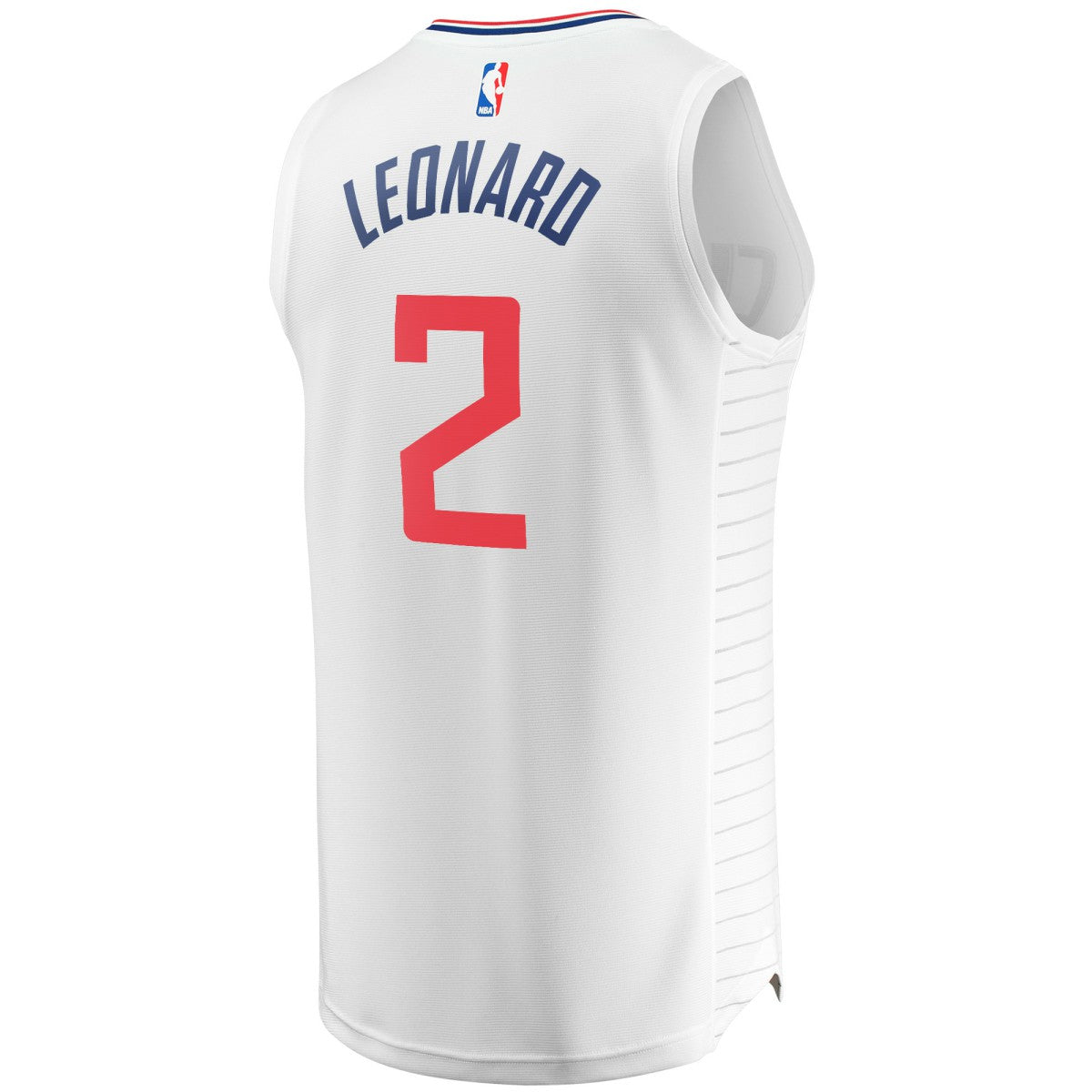 Kawhi Leonard LA Clippers Youth 2020/21 Fast Break Player Jersey White Association Edition - NBA