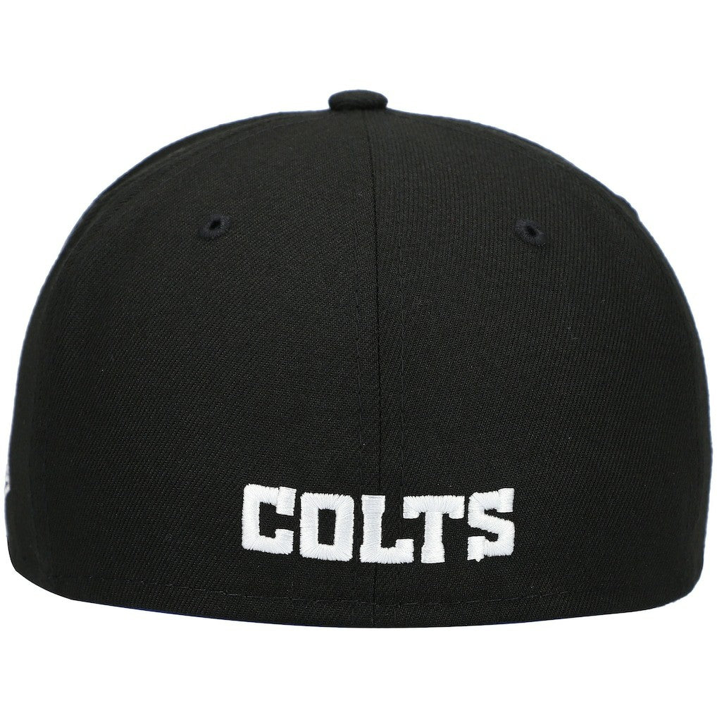 Indianapolis Colts New Era Omaha 59FIFTY Fitted Hat Black | NFL