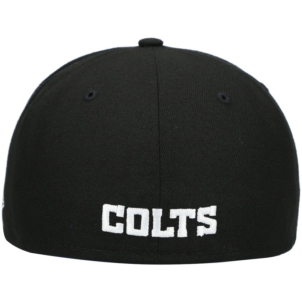 Indianapolis Colts New Era Omaha 59FIFTY Fitted Hat Black | NFL