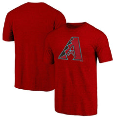 Arizona Diamondbacks Weathered Official Logo Tri-Blend T-Shirt - MLB