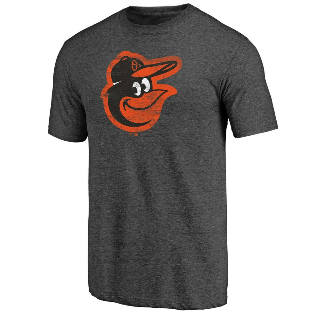 Baltimore Orioles Weathered Official Logo Tri-Blend T-Shirt - MLB
