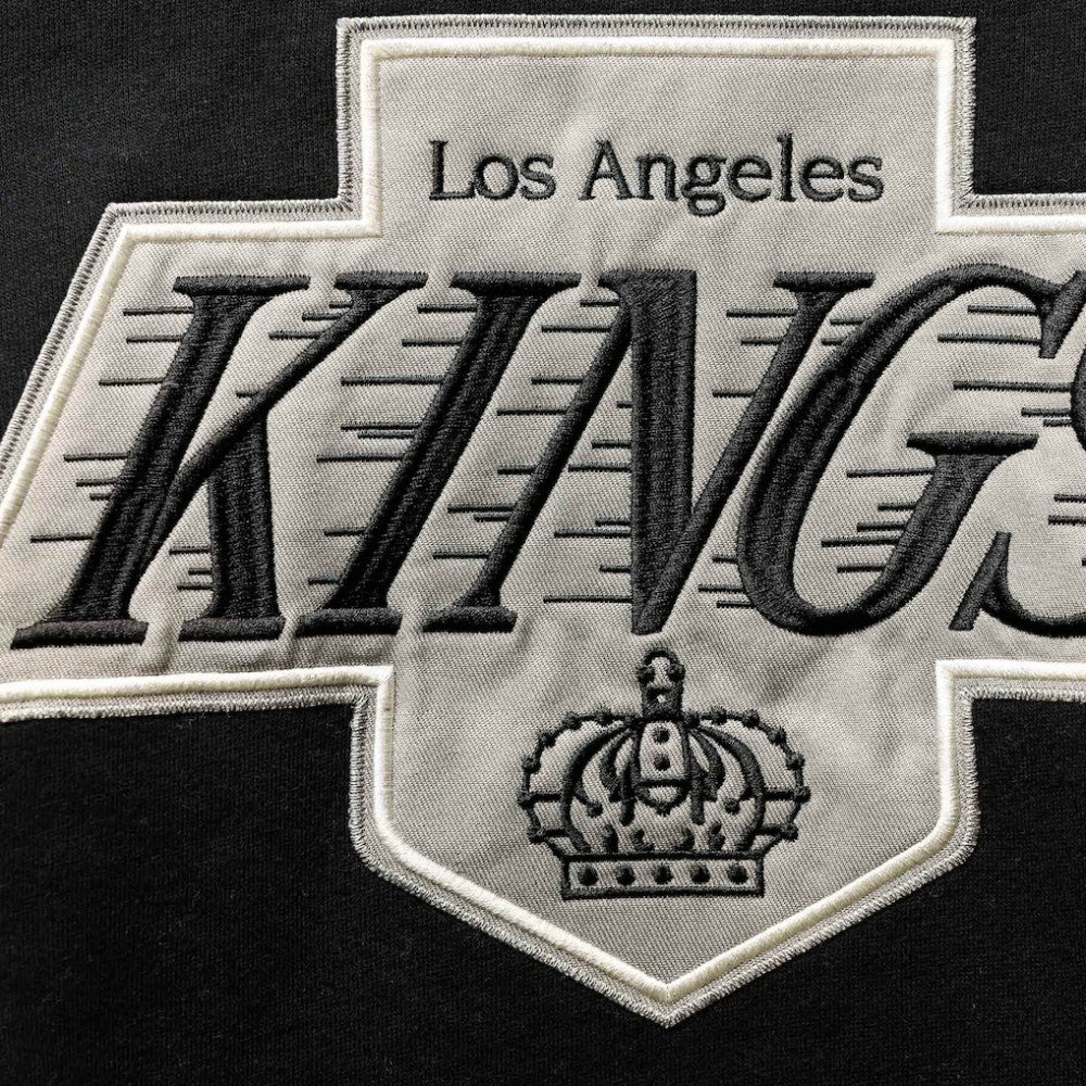 Luc Robitaille Los Angeles Kings '47 Retired Player Name & Number Lacer Pullover Hoodie - Black - NHL